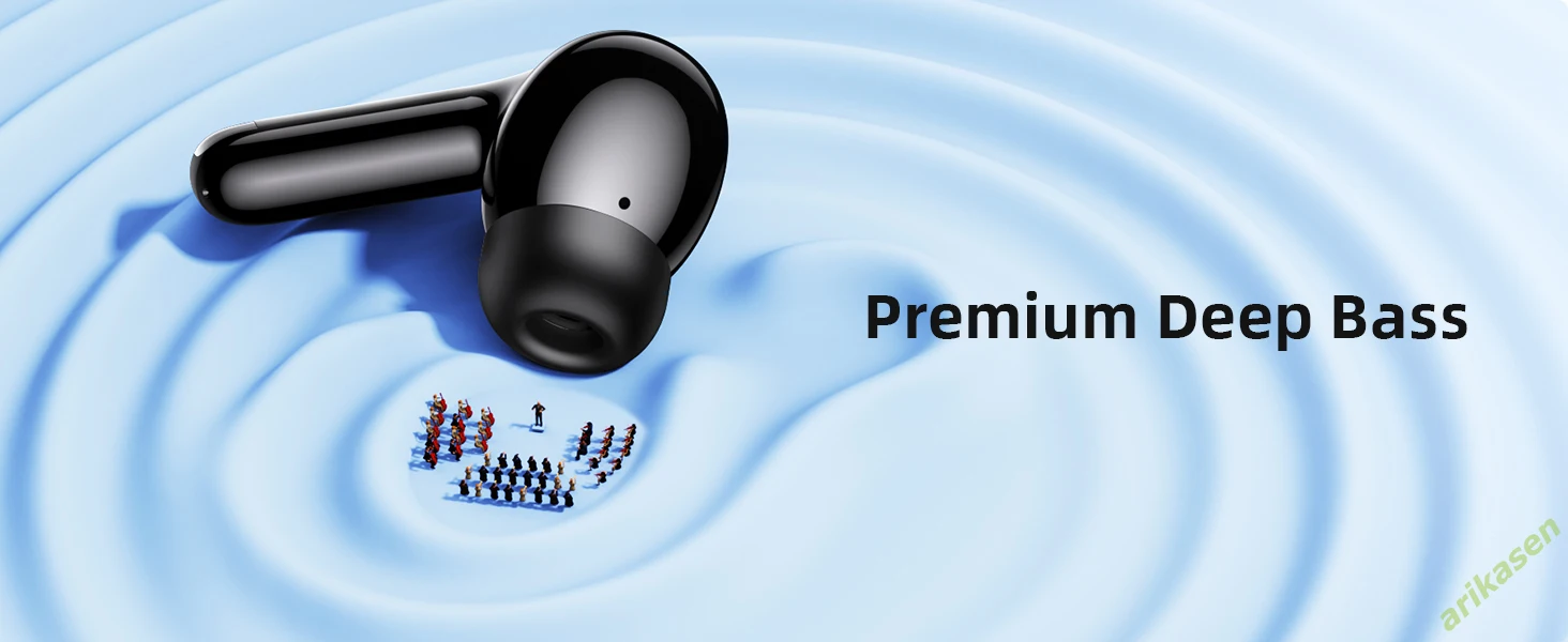 ANC Bluetooth Earphones Active Noice Cancellation Wireless Earbuds Bluetooth 5.3 Headphones TWS with LED Display for Android ios