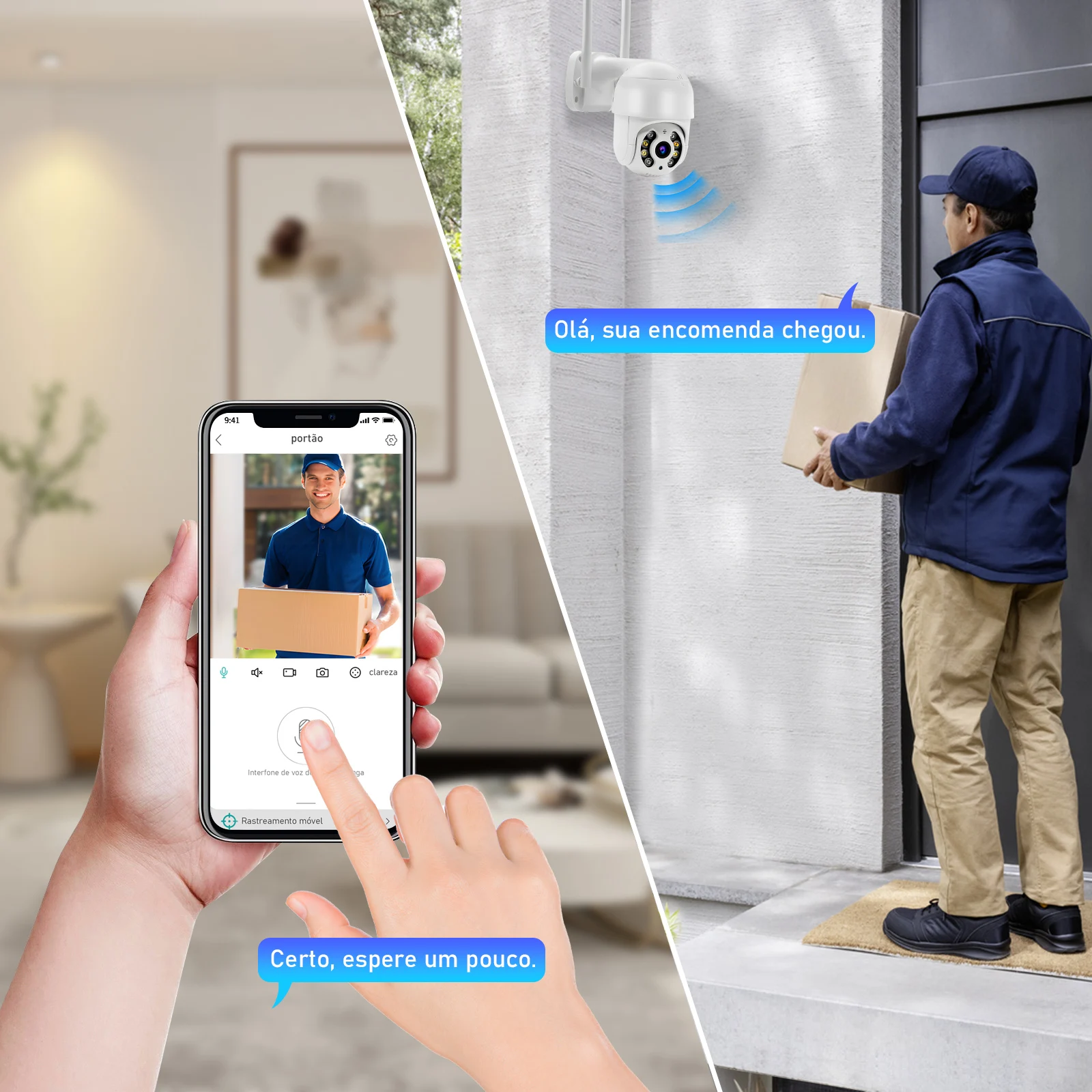 Icsee Black Wifi Surveillance Camera Security Camera Monitor 4K Ultra Hd Security Camera Wifi Waterproof