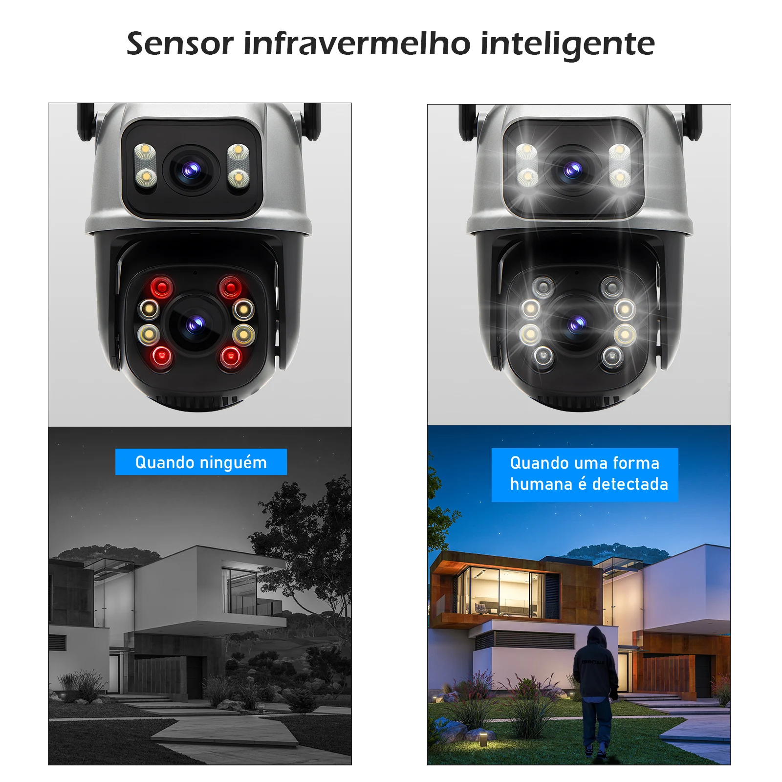 Icsee Black Wifi Surveillance Camera Security Camera Monitor 4K Ultra Hd Security Camera Wifi Waterproof