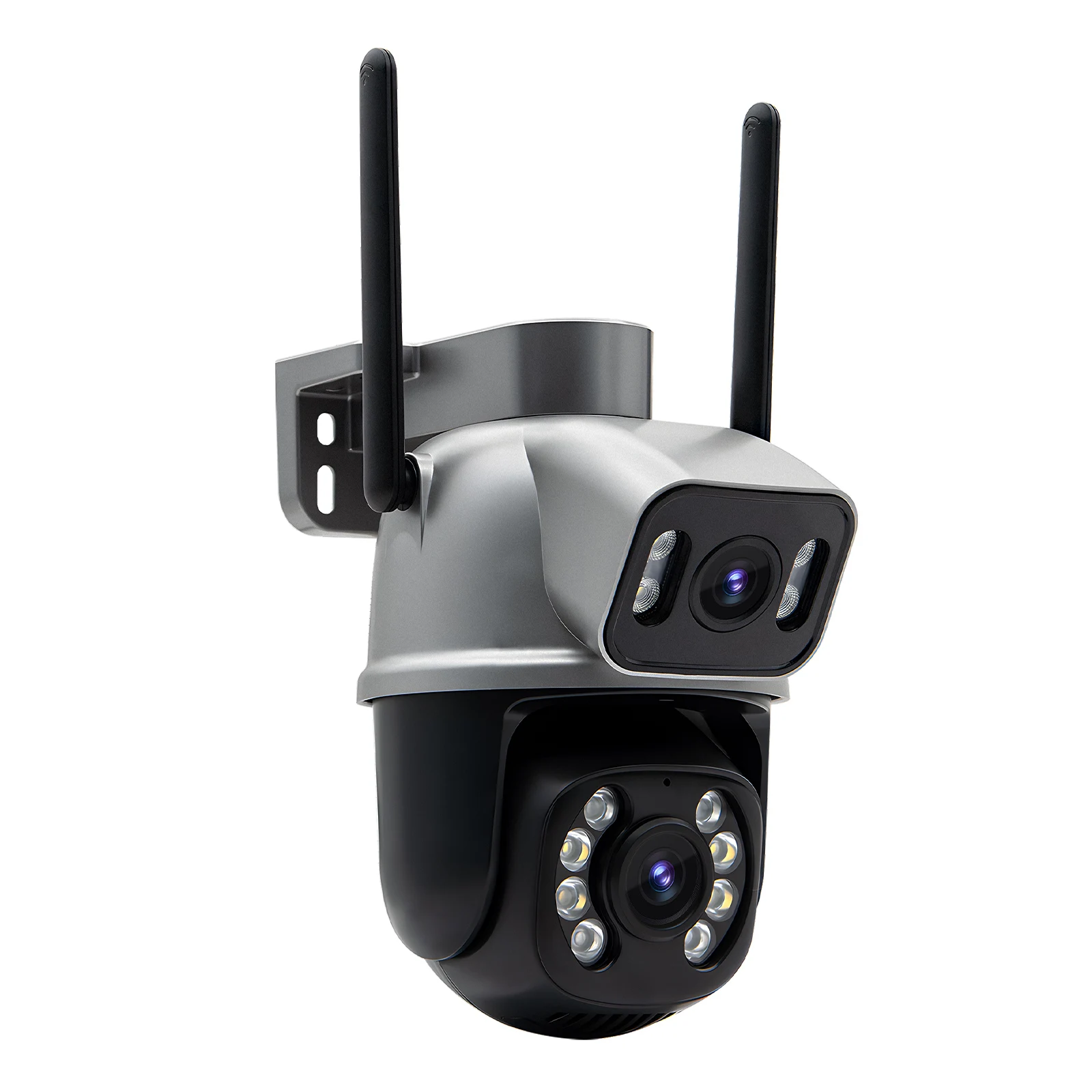 Icsee Black Wifi Surveillance Camera Security Camera Monitor 4K Ultra Hd Security Camera Wifi Waterproof