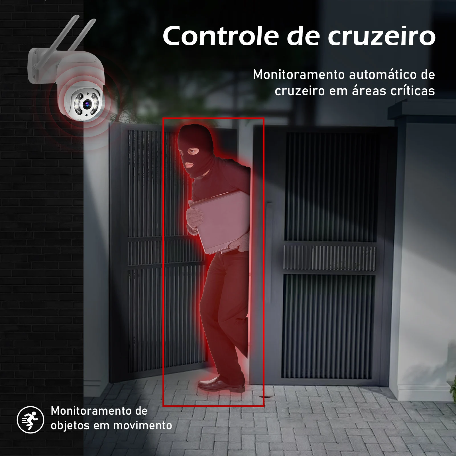 Icsee 1080P Full HD A8 Wifi Surveillance Cameras, Security Camera, Monitor, Camera Wifi Smart 360, Bluetooth